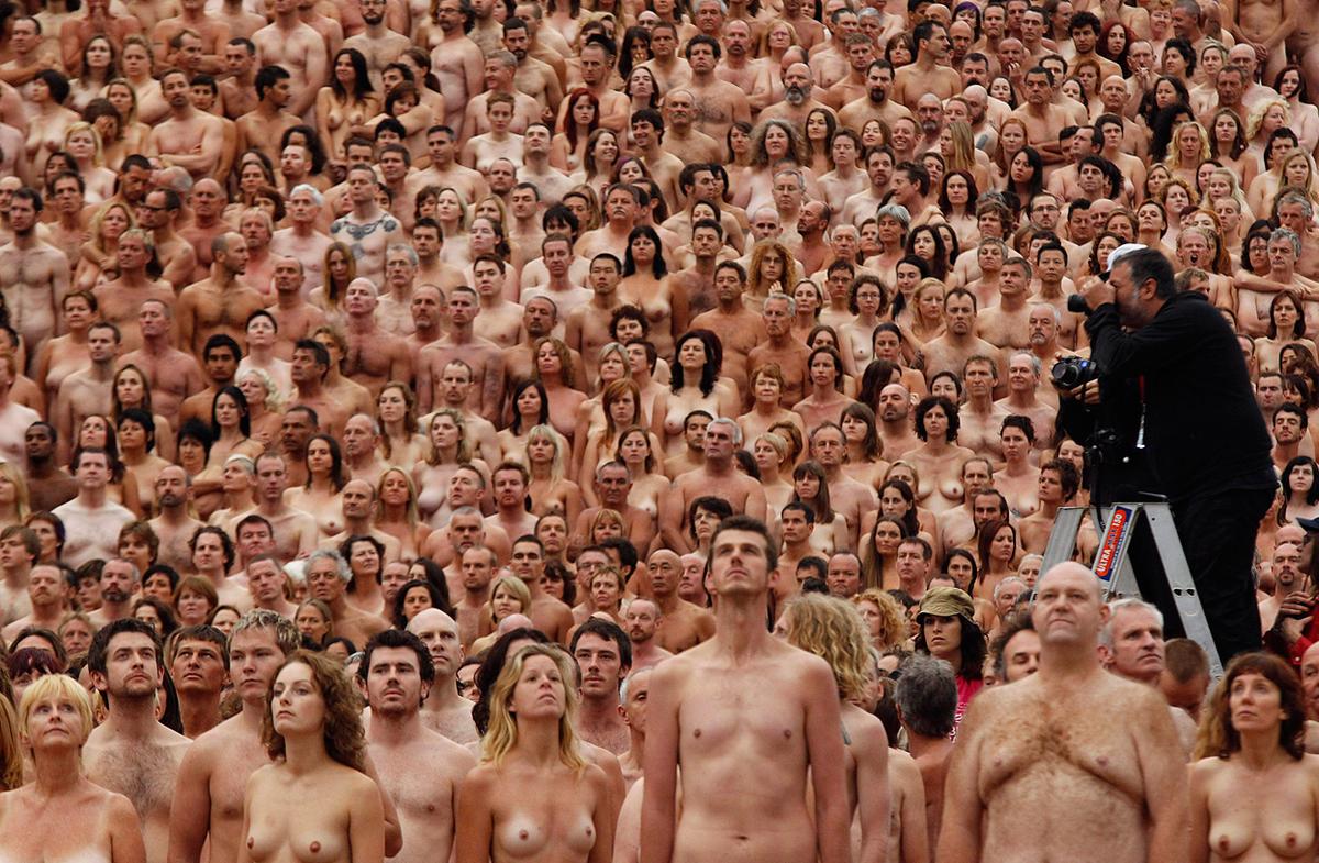 The Naked World Of Spencer Tunick Nsfw Shoot The Centerfold