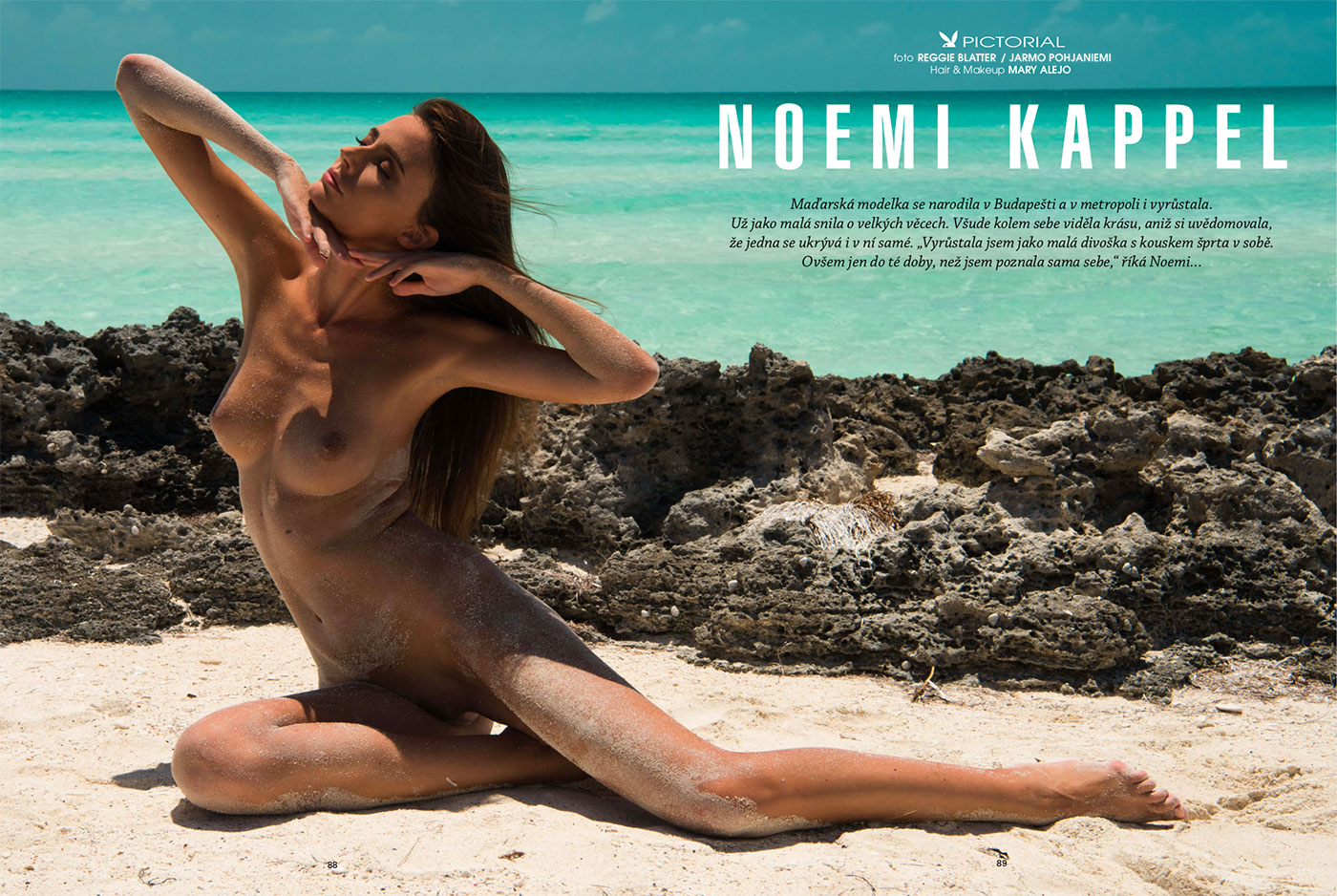 Noemi Kappel for Playboy by Reggie Blatter - Click to enlarge.